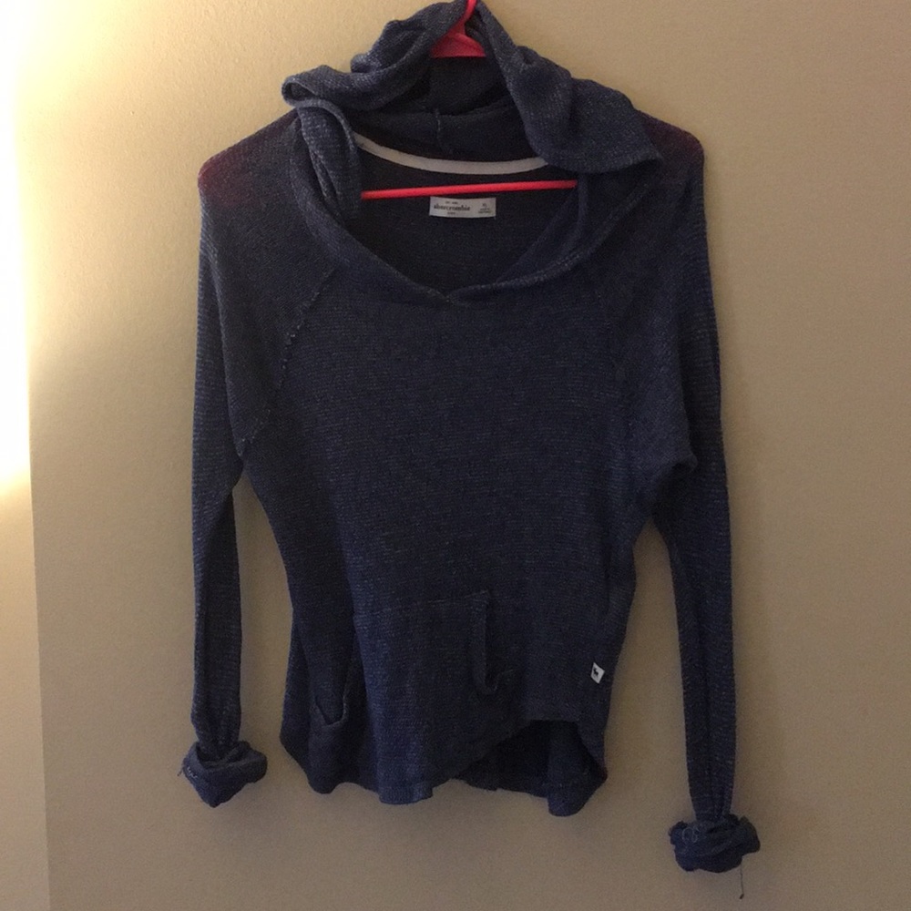 Navy Abercrombie Hooded Snit